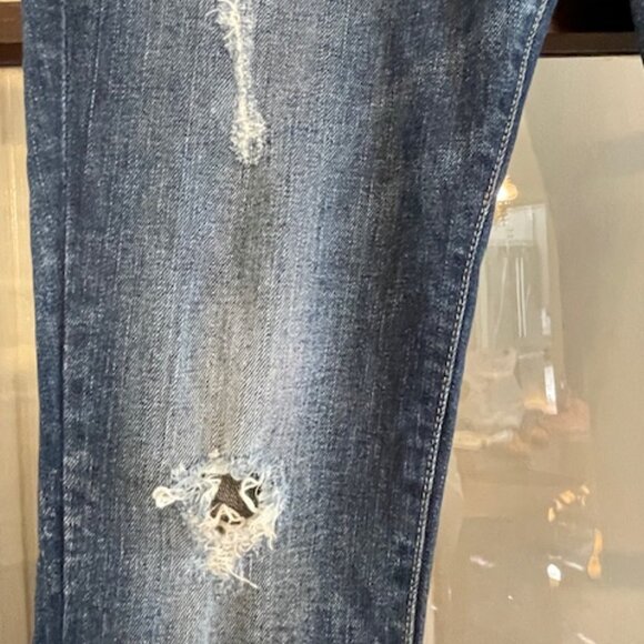 Lucky Brand Distressed Lola Skinny Jeans, Size 6 (28) - Picture 2 of 15